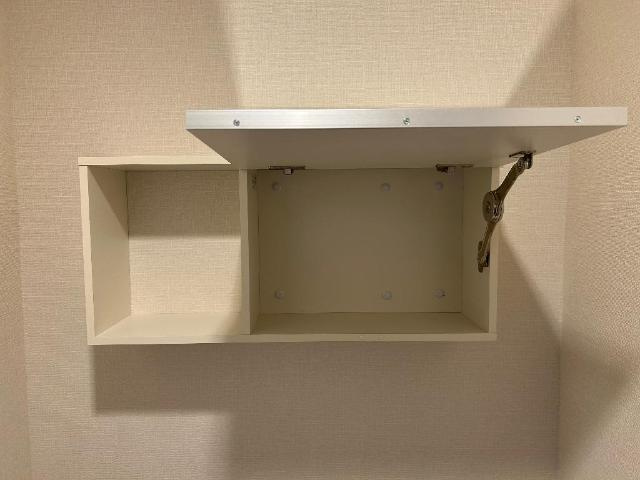 （仮称）柏市船戸　新築アパートの収納|トイレ収納（イメージ）