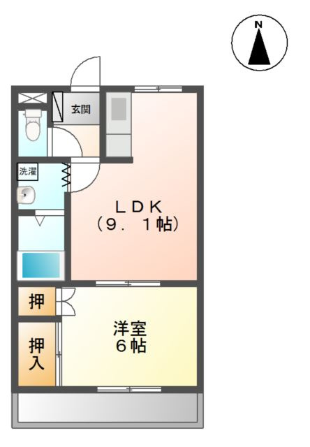 クオリティハイツの間取り