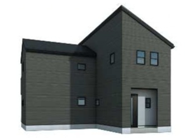 【仲介手数料無料】新築戸建　深谷市岡里7-15（全1棟）の外観パース