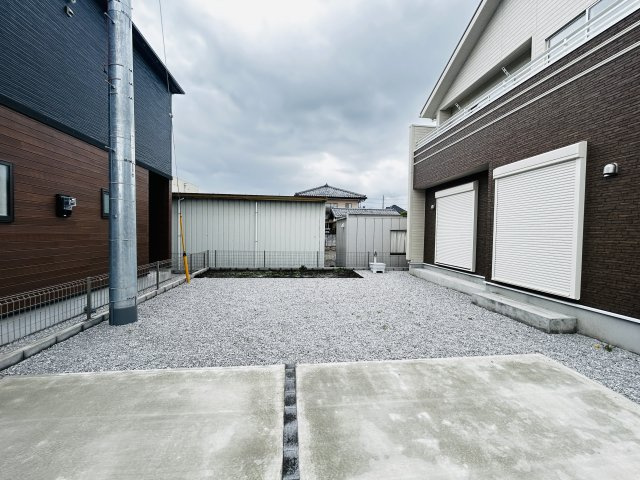 新築　前橋市龍蔵寺町　Blooming　Garden　１号棟の庭|前橋市龍蔵寺町　Blooming　Garden