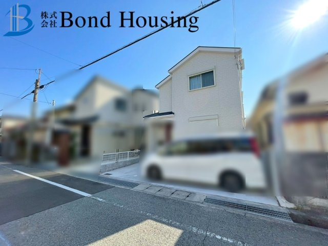 JR西明石駅徒歩11分　注文住宅　西明石北町1丁目　良質戸建の前面道路含む現地写真