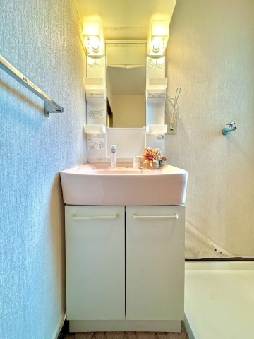 羽曳野市羽曳が丘西六丁目　戸建　車庫ありの独立洗面台|独立洗面台です