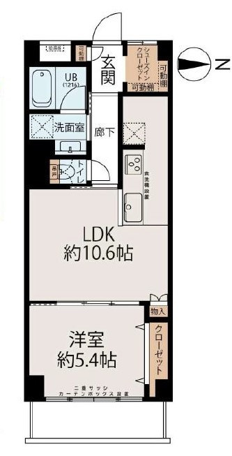 シャルマンコーポ野江二期　2階の間取り