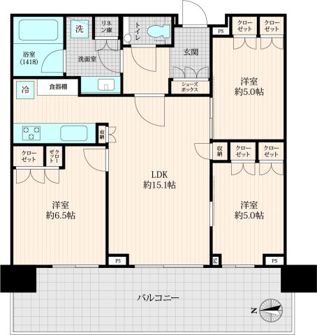 SKY DUO SUN VILLAGE T棟  44階