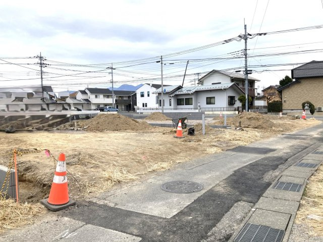 【外観】 | ブルーミングガーデン前橋市北代田町ー③ | （建築前現地）