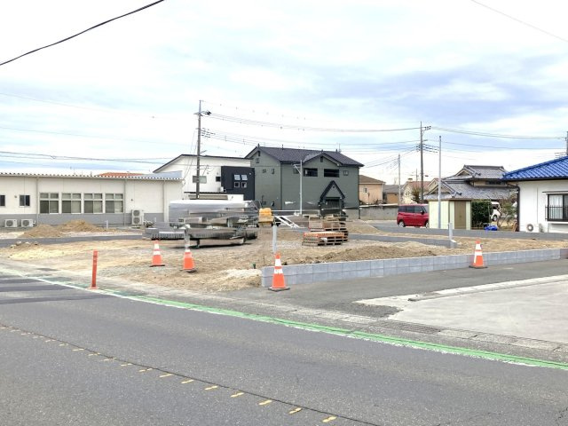 【外観】 | ブルーミングガーデン前橋市北代田町ー① | （建築前現地）