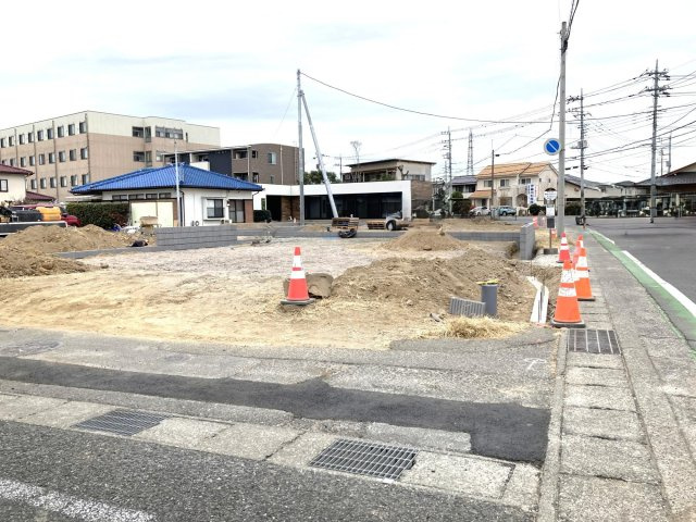 【外観】 | ブルーミングガーデン前橋市北代田町ー① | （建築前現地）