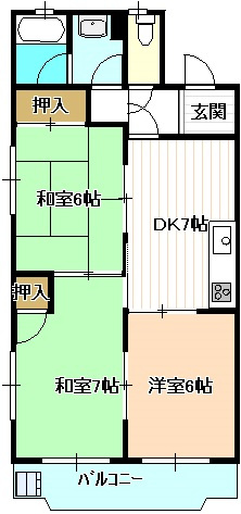 マンション雅の間取り
