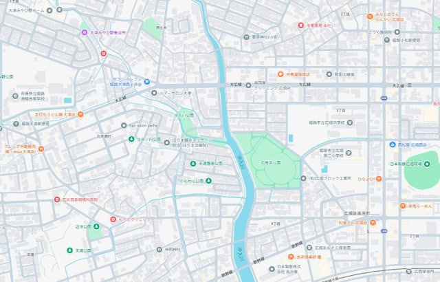 姫路市広畑区小松町　第2期　新築一戸建ての地図