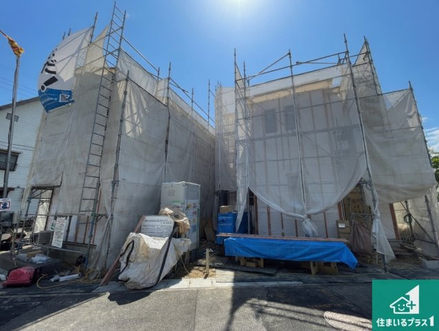 神戸市西区南別府　新築一戸建ての外観|周辺は落ち着いた街並みの住宅地！子育てがしやすい住環境です！まだ未完成ですが、現地でしかわからない事もございます。是非一度ご覧ください。