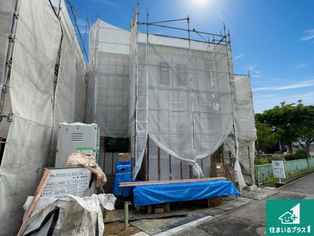 神戸市西区南別府　新築一戸建ての外観|周辺は落ち着いた街並みの住宅地！子育てがしやすい住環境です！まだ未完成ですが、現地でしかわからない事もございます。是非一度ご覧ください。