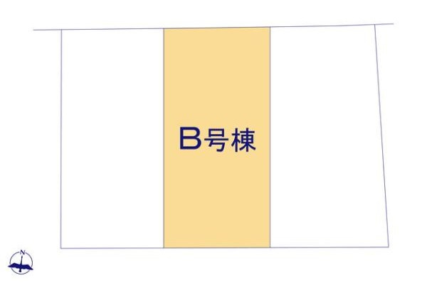 土橋2丁目　新築戸建の区画図