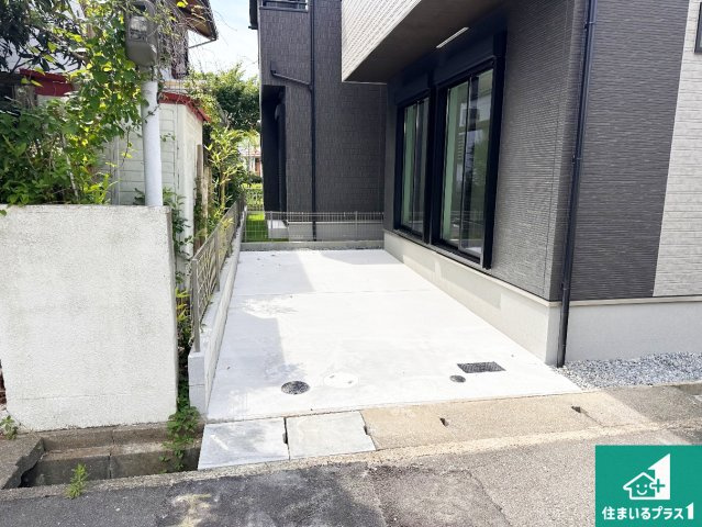 神戸市西区南別府　新築一戸建ての駐車場|駐車スペース！散水栓があるので、こまめに愛車を洗えます！