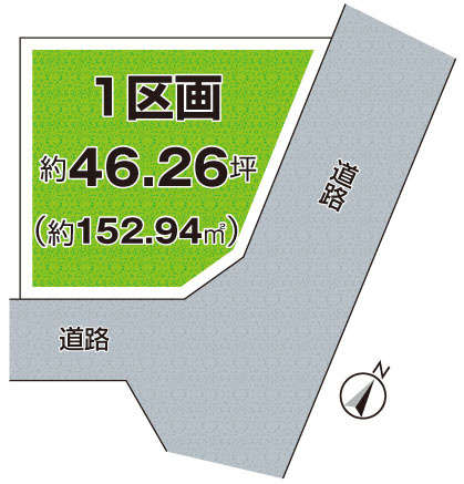 枚方市氷室台　第2期　売土地の土地図