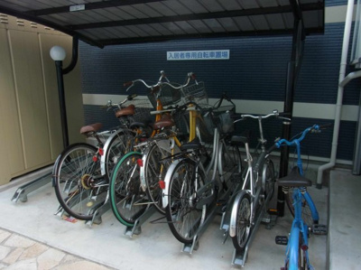 【その他共用部分】 | レオネクストグレースクレストⅢ | 駐輪場　原付＆自転車のみ駐輪可能