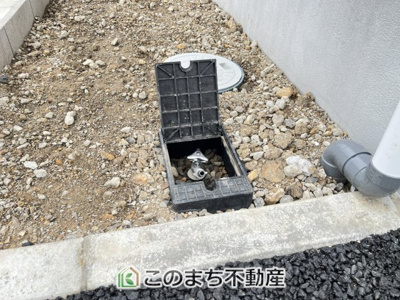 【設備】 | CRADLEGARDEN小山市東間々田第7　4号棟 | 外水栓はアウトドアやガーデニング、車のお手入れにも活躍します。