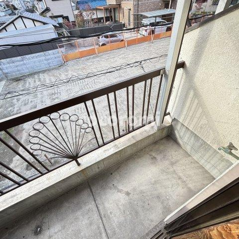 下神田戸建てのバルコニー