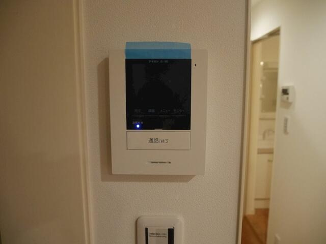 カーサソレアード桜丘の設備|モニタ付きインターホンです