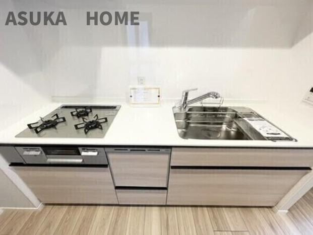 藤和ライブタウン大船３号棟のキッチン|食洗機付きのシステムキッチンになります。