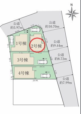 【区画図】 | Terrechez尼崎市東園田町３期 | 区画図