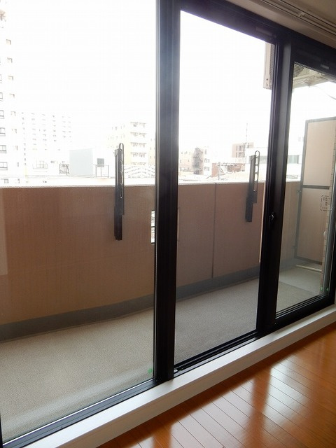 ラポール西大島　イーストのバルコニー