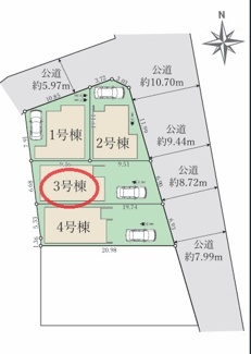 【区画図】 | Terrechez尼崎市東園田町３期 | 区画図