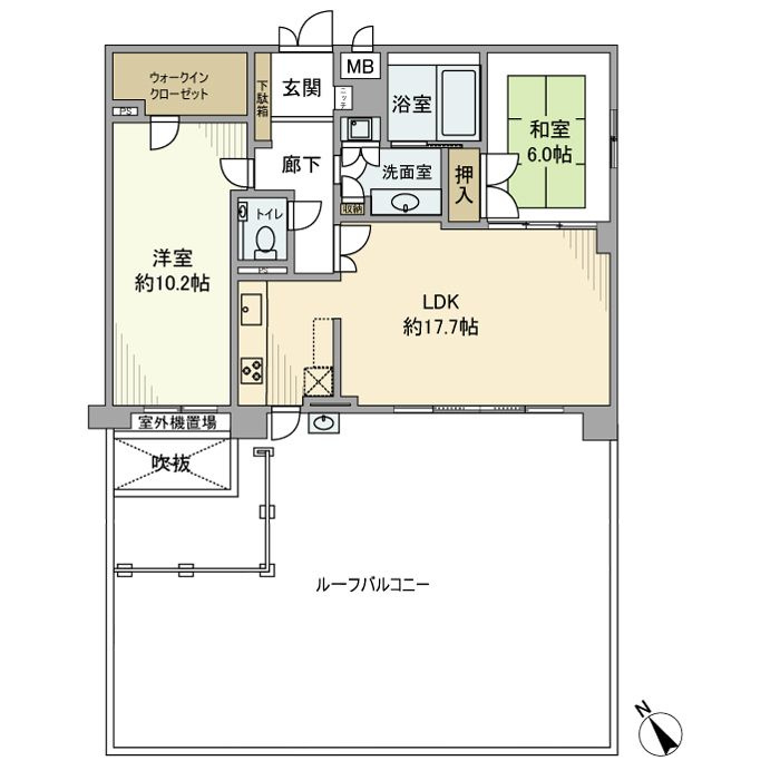 デ・リードヴィンテージ芦屋川山手　光風館 の間取り