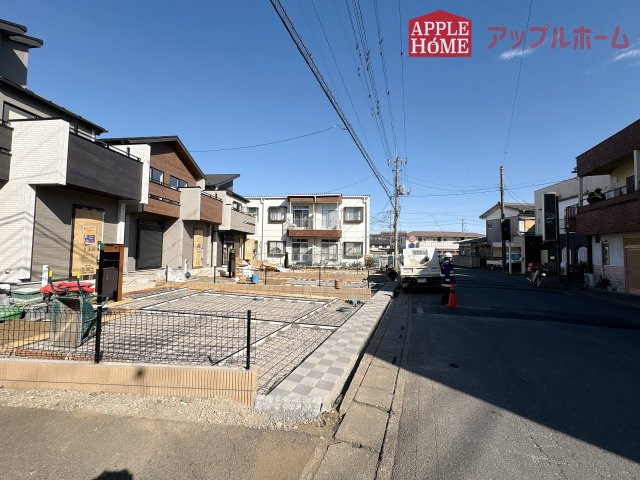 [新築住宅] 鶴ヶ島市上広谷 3期 全3棟の前面道路含む現地写真