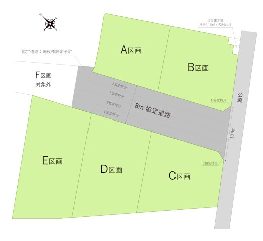コンフォートプレイス川越市下松原3期　全5区画　今回販売2区画の外観|建築条件はありません。
お好きなハウスメーカー・工務店で建築可能です。