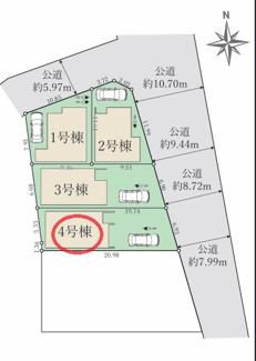 【区画図】 | Terrechez尼崎市東園田町３期 | 区画図