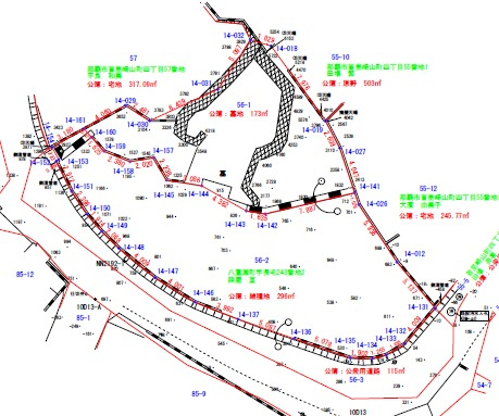 【売地】那覇市首里崎山町の土地図