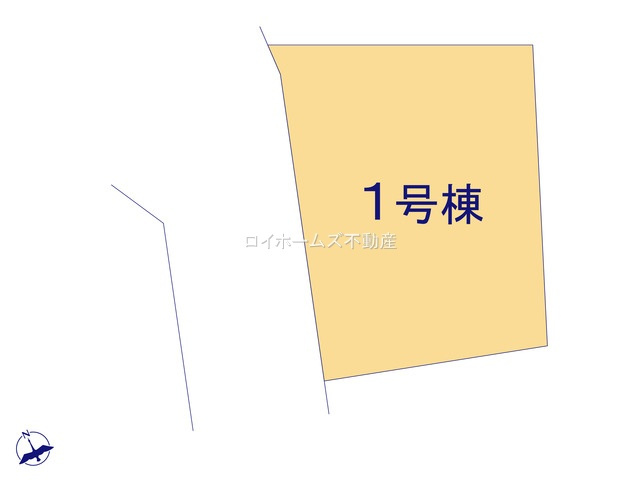 【区画図】 | 知多郡阿久比町大字草木字朝日60『仲介料無料』新築戸建て | 1号棟