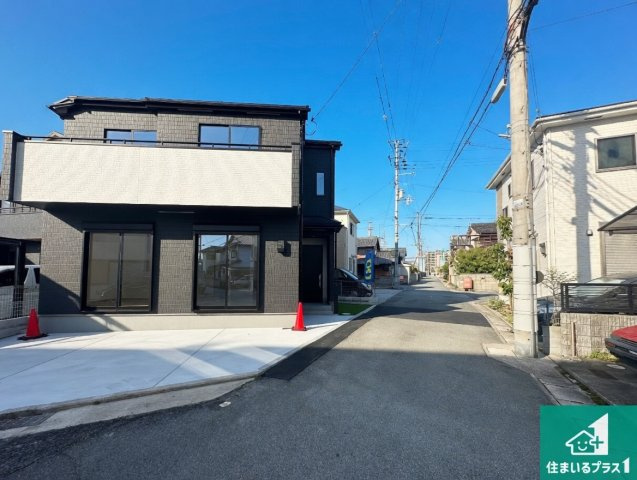 明石市二見町西二見　新築一戸建ての外観|安心の10年保証！外観を美しく保ち、雨水で汚れを落とします！気になることがありましたら、お気軽にお問い合わせください！