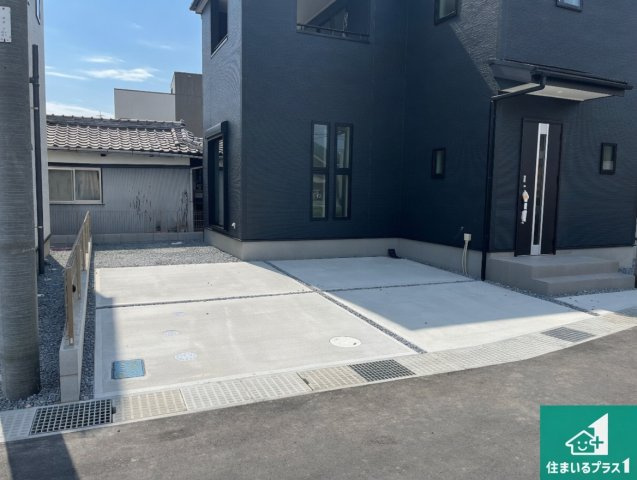 揖保郡太子町東南　第3期　新築一戸建ての駐車場|２台分の駐車スペース有り！急な来客でも安心です！