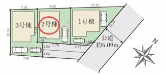 【区画図】 | Terrechez藤井寺市小山１期 | 区画図