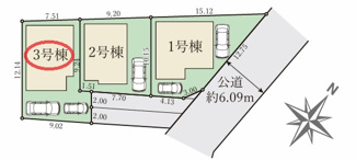 【区画図】 | Terrechez藤井寺市小山１期 | 区画図