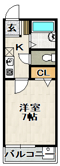 エルロン21（ELERON21）の間取り
