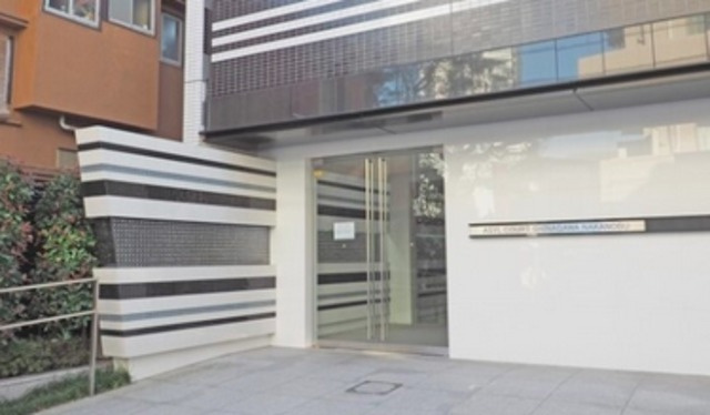 品川区中延５丁目の賃貸マンションのエントランス