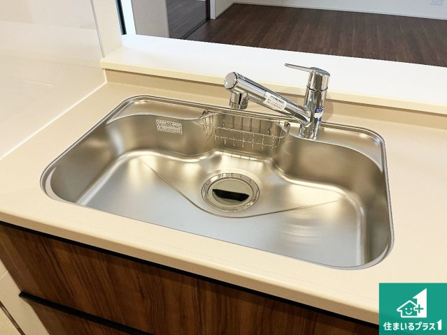 揖保郡太子町東南　第3期　新築一戸建ての設備|広々としたシンクで食器洗いも楽々！