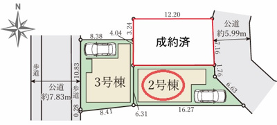 【区画図】 | Terrechez尼崎市久々知３期 | 区画図