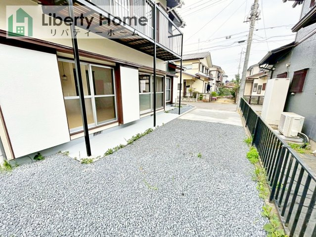 つくば市自由ケ丘　中古戸建の庭