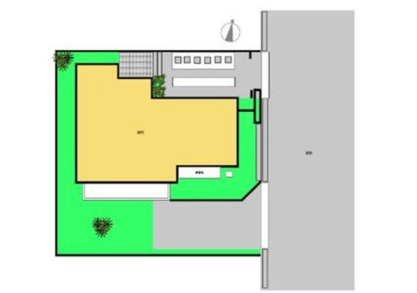 つくば市自由ケ丘　中古戸建の区画図