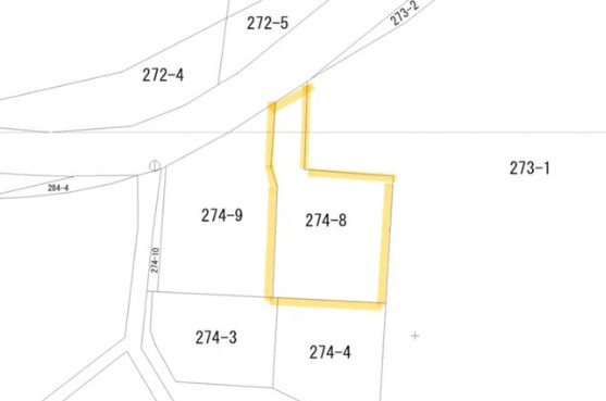 藤岡市篠塚　土地380の区画図