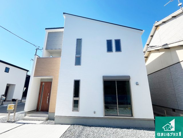 揖保郡太子町東南　第3期　新築一戸建ての外観|安心の10年保証！外観を美しく保ち、雨水で汚れを落とします！気になることがありましたら、お気軽にお問い合わせください！