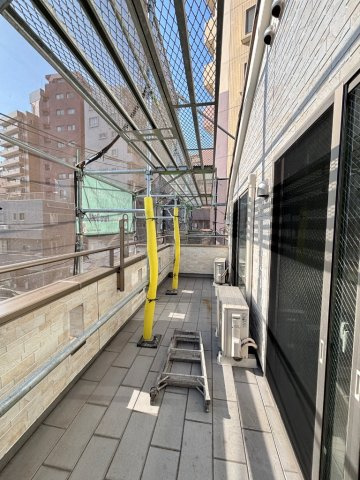北千住戸建てのバルコニー
