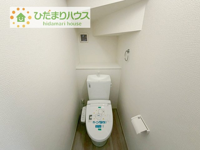 【トイレ】 | つくば市松栄1期　新築戸建 | トイレは1F、2F共に完備！取り合いになることがありませんね(^^)/