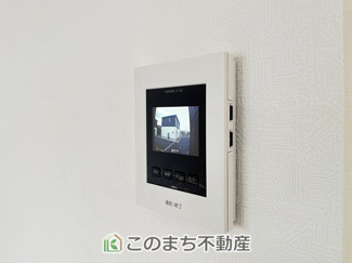 【設備】 | CRADLEGARDEN小山市東間々田第7　5号棟 | モニタ付きインターホンで防犯面もしっかり安心♪