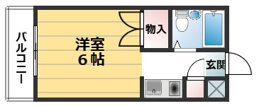サンリーベ衣笠の間取り