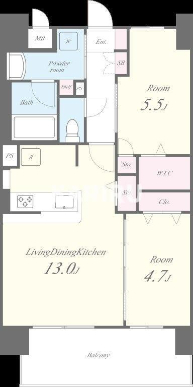 ベイ・グランデ弁天町の間取り