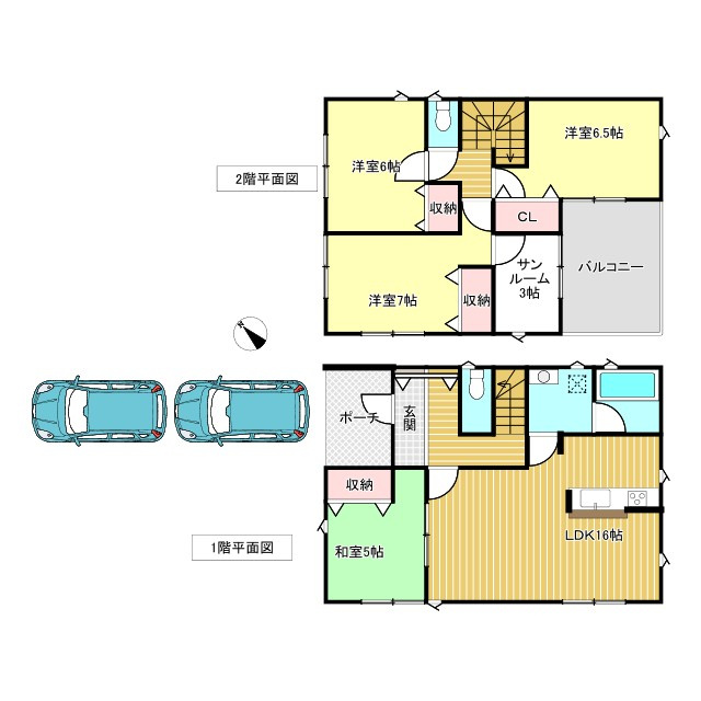 七栄第３３　新築戸建て　１２号棟の間取り